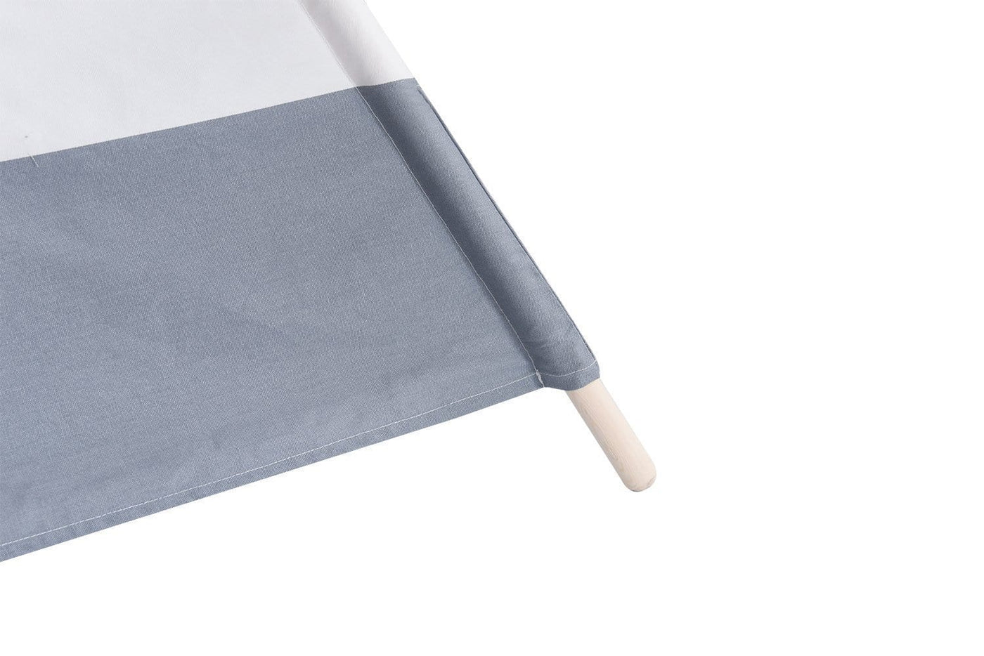 Tent/Tepee - Grey and White Striped