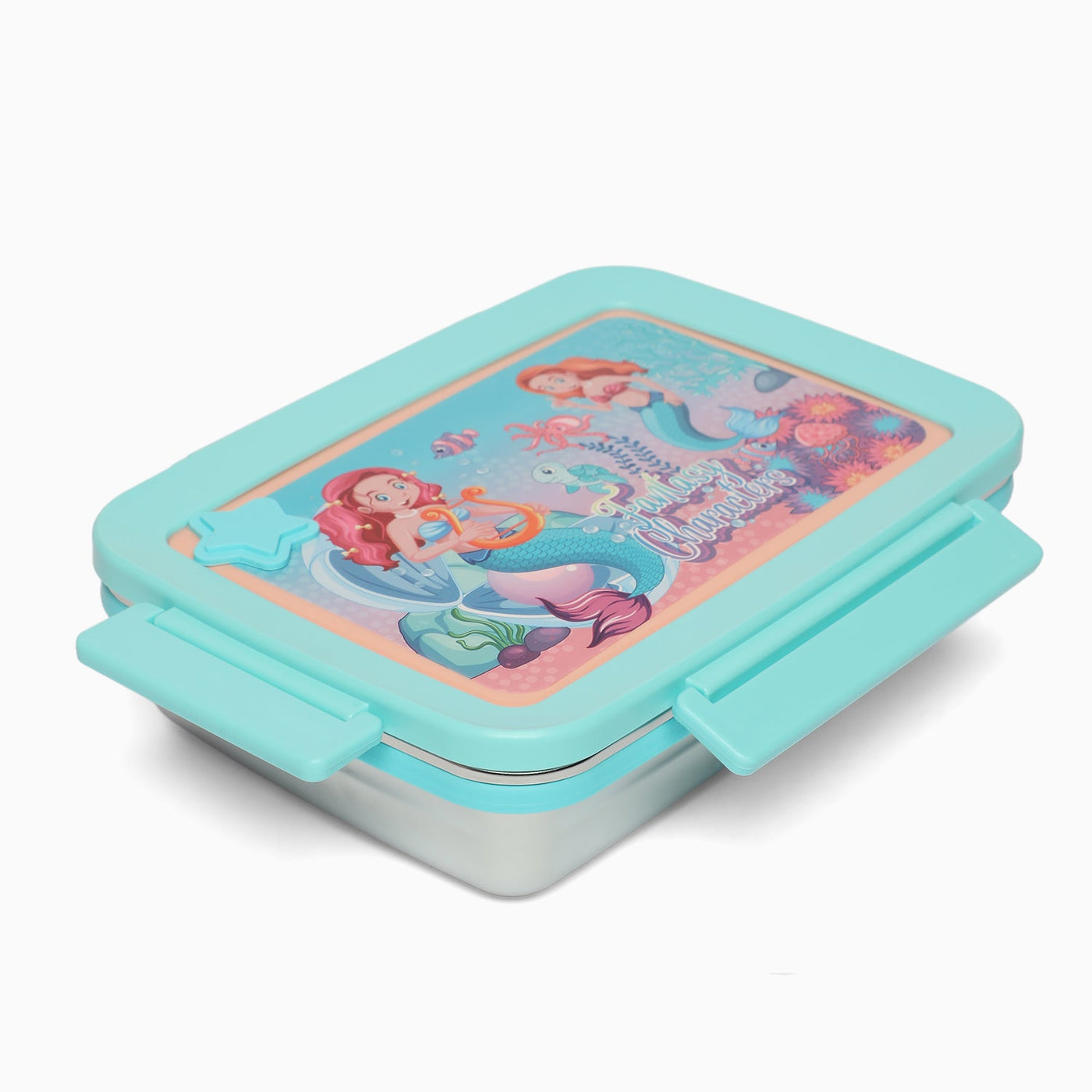 Mermaid Stainless steel 2 compartment lunch boxes : durable and stylish