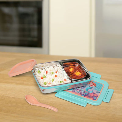 Mermaid Stainless steel 2 compartment lunch boxes : durable and stylish