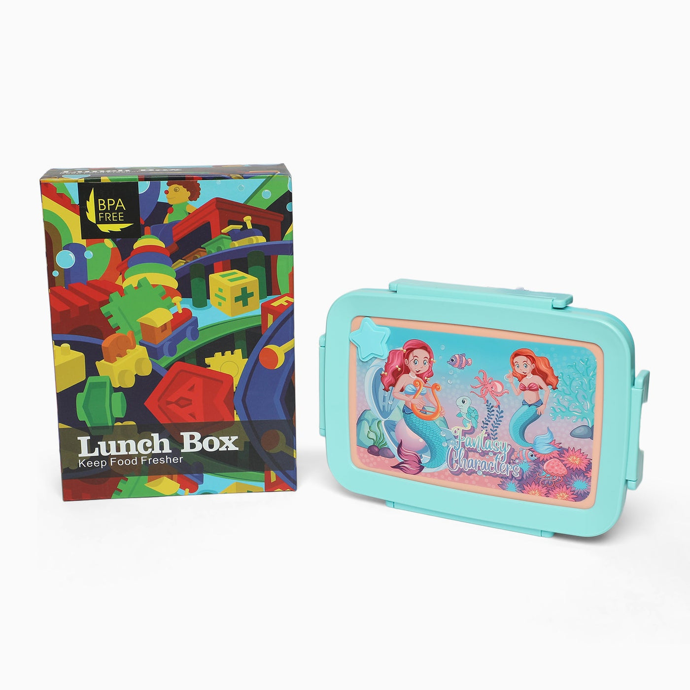 Mermaid Stainless steel 2 compartment lunch boxes : durable and stylish
