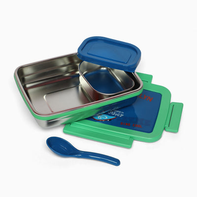 Dino Stainless steel 2 compartment lunch boxes : durable and stylish