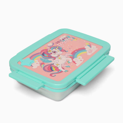 Unicorn  Stainless steel 2 compartment lunch boxes : durable and stylish