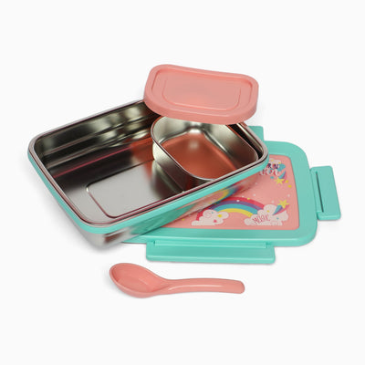 Unicorn  Stainless steel 2 compartment lunch boxes : durable and stylish