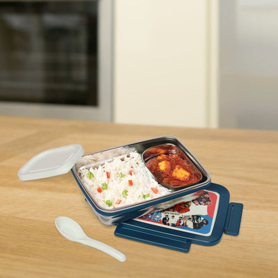 Bts Stainless steel 2 compartment lunch boxes : durable and stylish