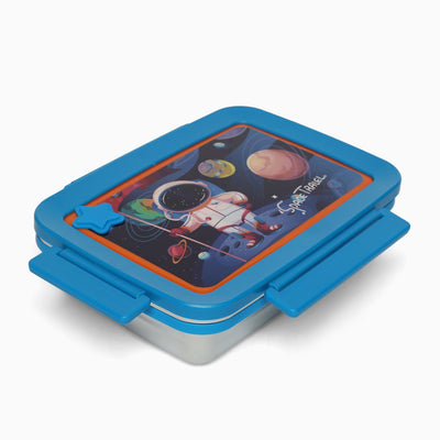 Space Stainless steel 2 compartment lunch boxes : durable and stylish