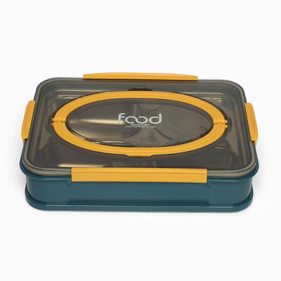 Food stainless steel 4 compartment lunchbox -1000 ml (blue)