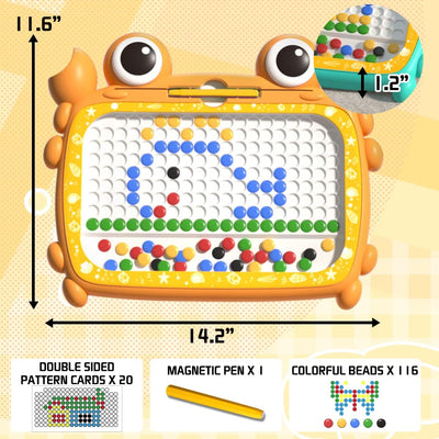 Magnetic Drawing Board: Portable, Educational, Fun