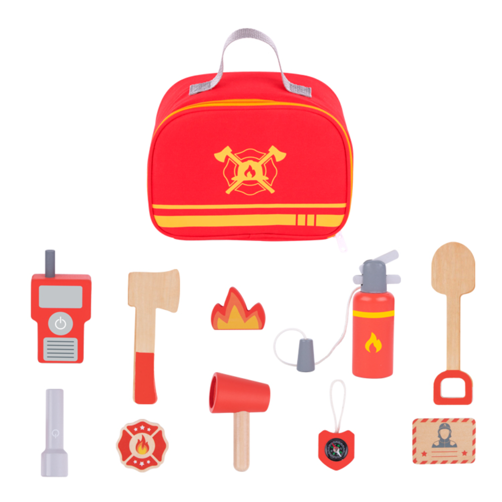 Playbox Wooden Marshall's Fire Rescue Tool Kit - 11 Pcs