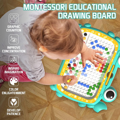Magnetic Drawing Board: Portable, Educational, Fun
