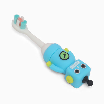 ZORSE baby toothbrush special curated for your child's teeth in style 2-7 year olds (random robot-print)