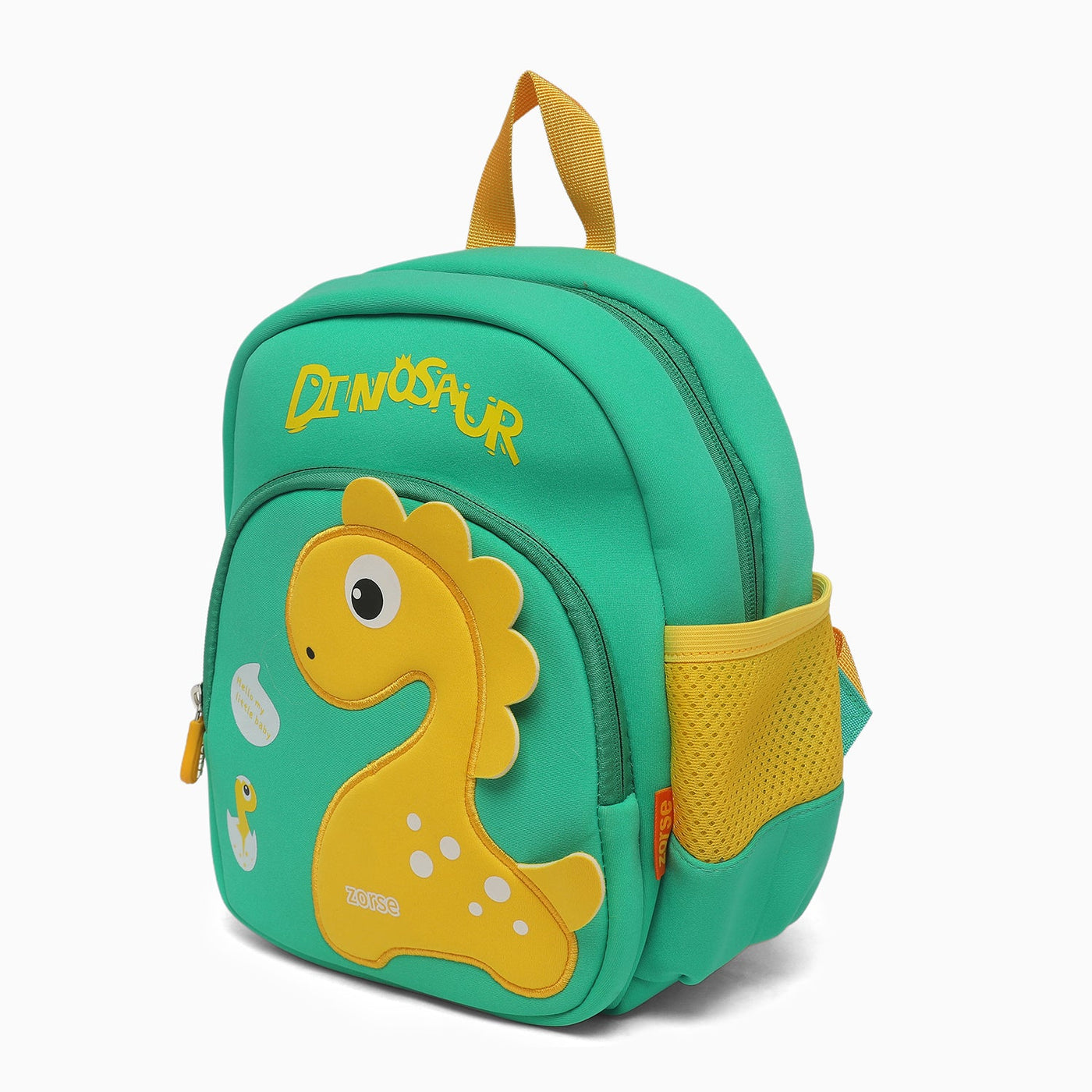 ZORSE 3D dinosaur backpack for kindergarten kids soft,comfortable and premium in quality (green)