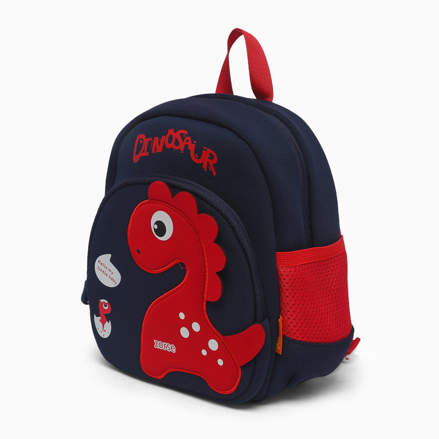 ZORSE 3D dinosaur backpack for kindergarten kids soft,comfortable and premium in quality (navy blue)