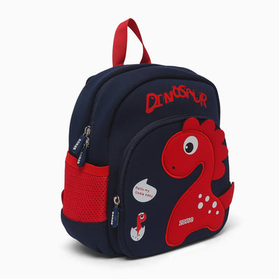 ZORSE 3D dinosaur backpack for kindergarten kids soft,comfortable and premium in quality (navy blue)
