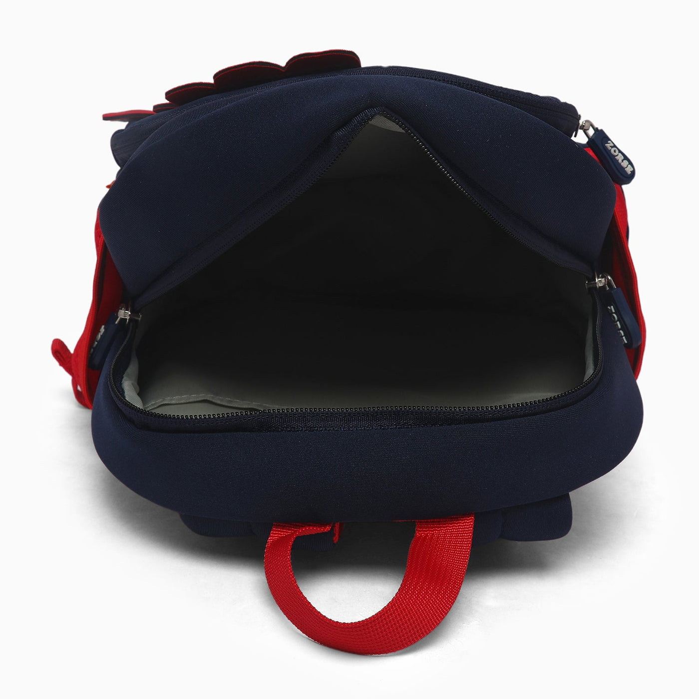 ZORSE 3D dinosaur backpack for kindergarten kids soft,comfortable and premium in quality (navy blue)