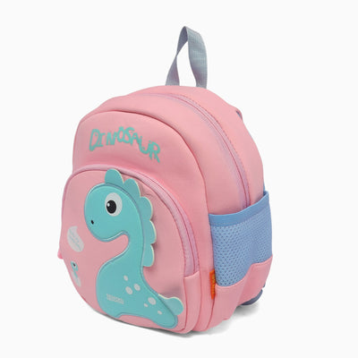 ZORSE 3D dinosaur backpack for kindergarten kids soft,comfortable and premium in quality (light pink)