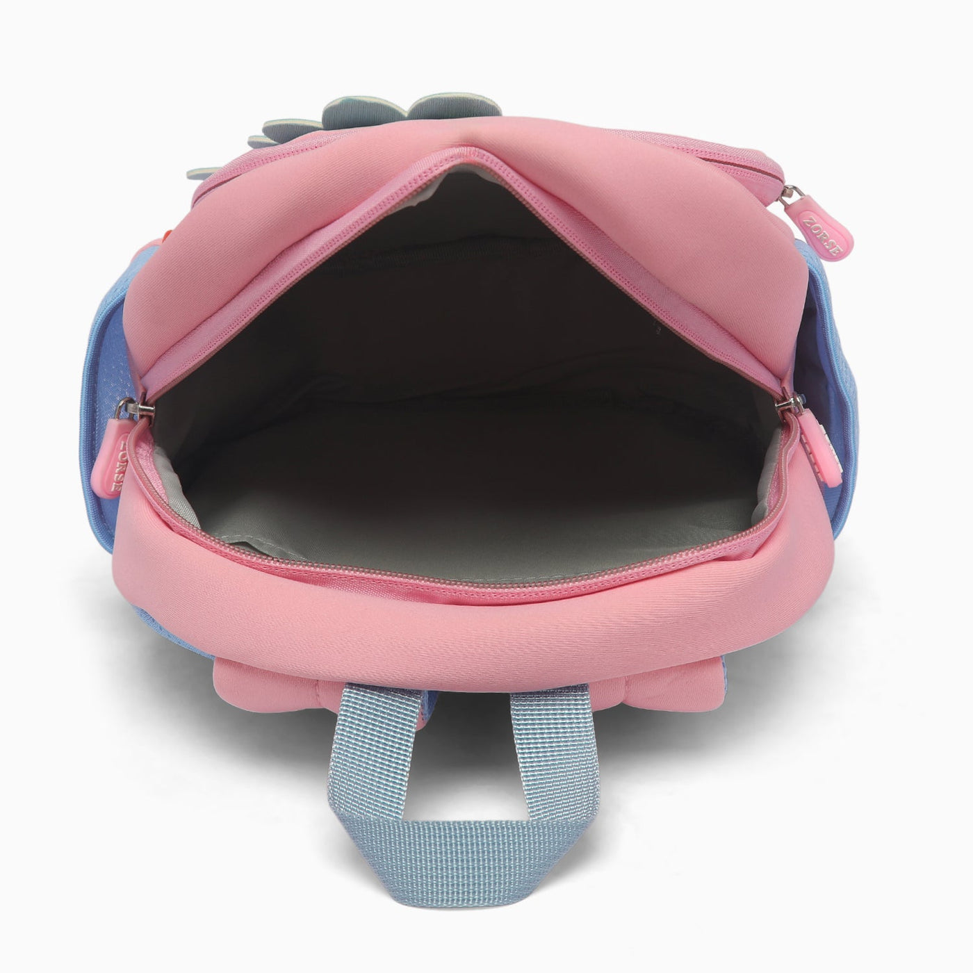 ZORSE 3D dinosaur backpack for kindergarten kids soft,comfortable and premium in quality (light pink)