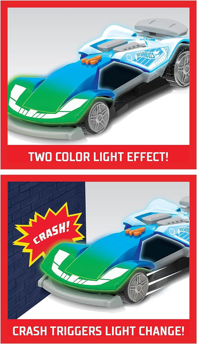 Hot wheels!, colour crashers, light changing car
