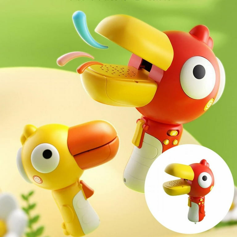 Children's Voice Changer Cartoon Bird Voice Changer Toy For Boys And Girls With 3 Different Sound Effects Megaphone Megaphone | Tape Recorder | Prank Voice Changer