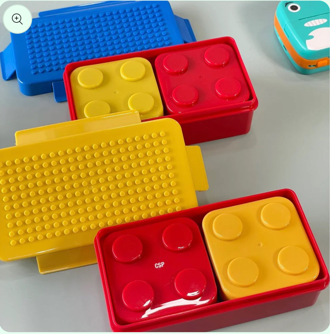 Block and Bites - Perfect Leakproof, BPA Free Snackbox