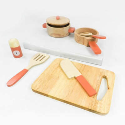 Playbox Grill & Chill Wooden Cooking & Kitchen Toy Set