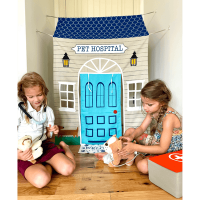 Role Play Pet Hospital Doorway Portal Set with Vet Box