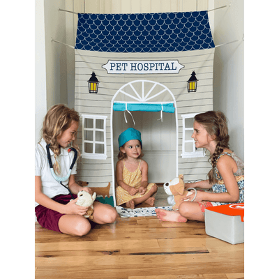 Role Play Pet Hospital Doorway Portal Set with Vet Box