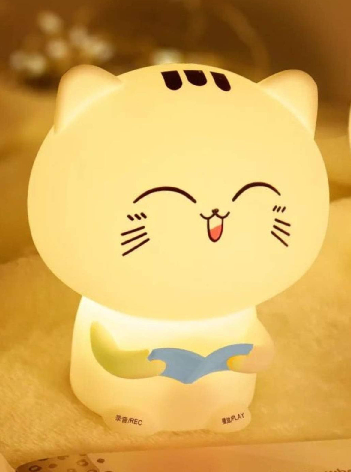 Cute cat silicone premium quality night lamp