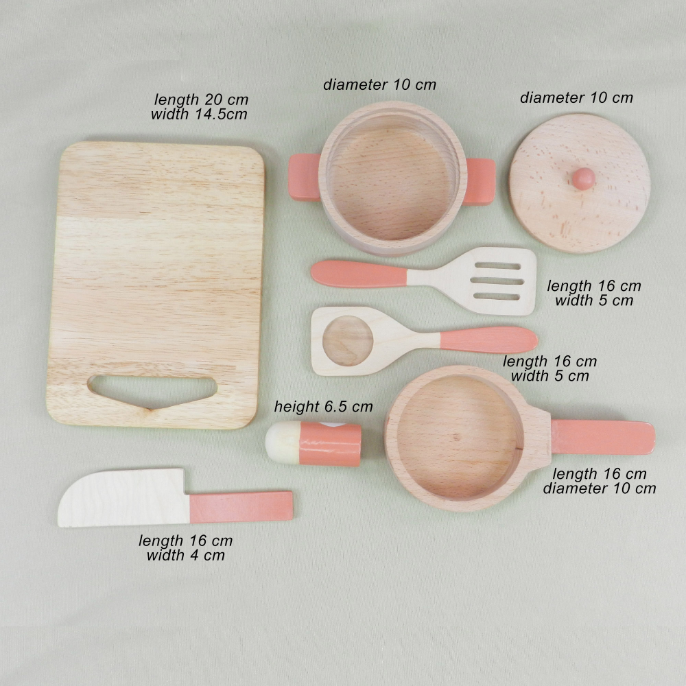 Playbox Grill & Chill Wooden Cooking & Kitchen Toy Set