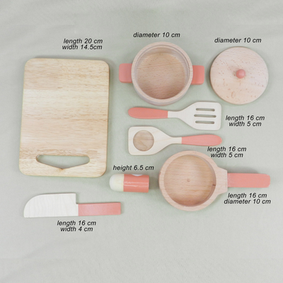 Playbox Grill & Chill Wooden Cooking & Kitchen Toy Set