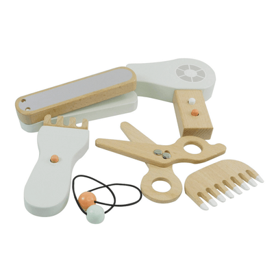 Playbox Comb & Shine - Wooden Kids Hair Salon Playset