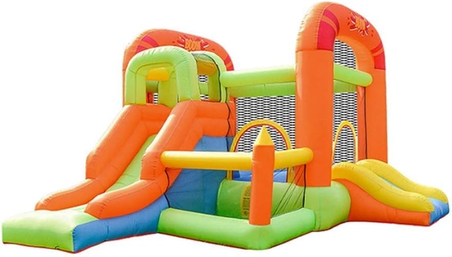 Inflatable Bouncy Castle Children's Playground Inflatable Jumping Slide Bed Inflatable Castle for Courtyard Playground