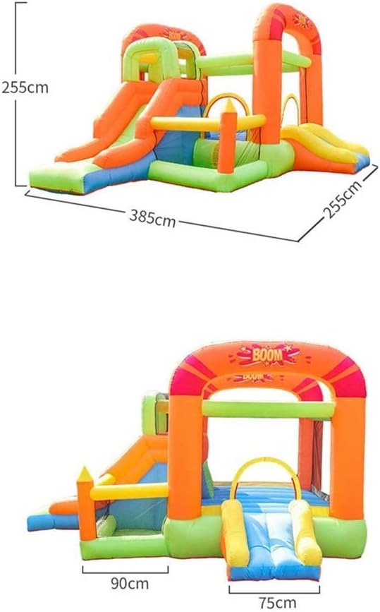 Inflatable Bouncy Castle Children's Playground Inflatable Jumping Slide Bed Inflatable Castle for Courtyard Playground