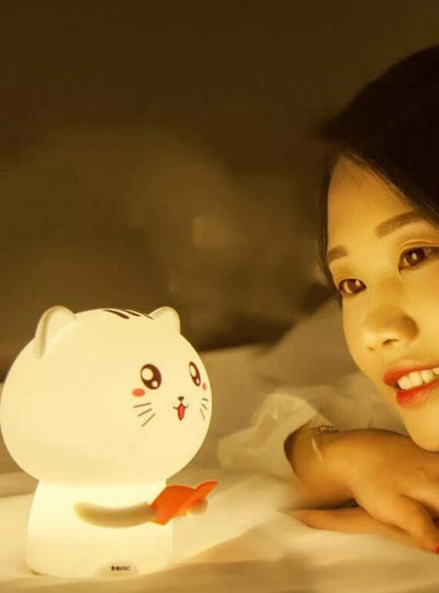 Cute cat silicone premium quality night lamp