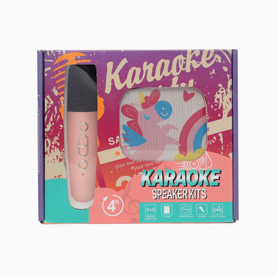 Sing-Along Fun: Kids' Unicorn Karaoke Machine with Wireless Microphone and Bluetooth Speaker