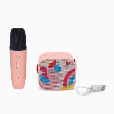 Sing-Along Fun: Kids' Unicorn Karaoke Machine with Wireless Microphone and Bluetooth Speaker