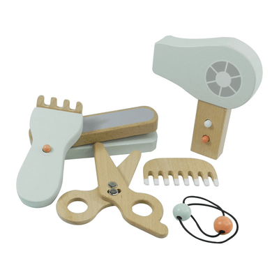 Playbox Comb & Shine - Wooden Kids Hair Salon Playset