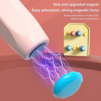 2-in-1 Magnetic Dot Drawing Board & Maze for Kids