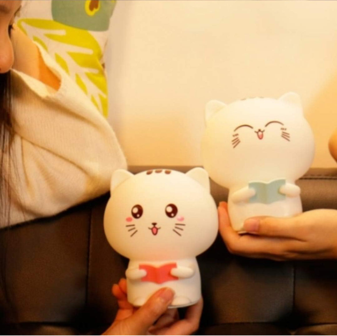 Cute cat silicone premium quality night lamp