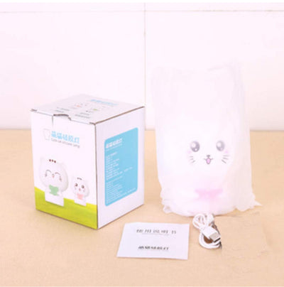 Cute cat silicone premium quality night lamp