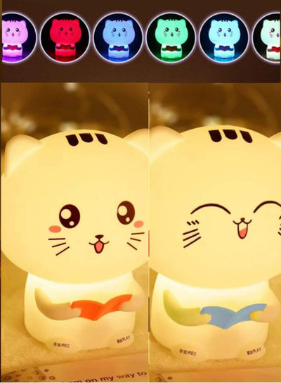 Cute cat silicone premium quality night lamp