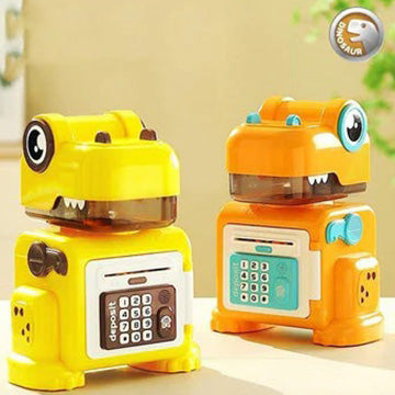 DINO piggy bank with storage for your kiddos! 🦖