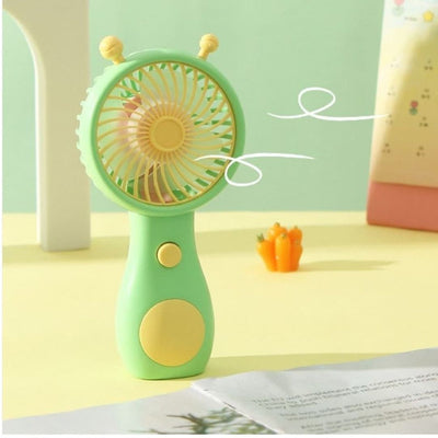 Cute alien Design Handheld Mini Fan for Kids