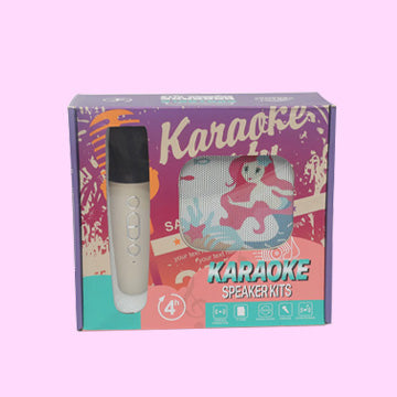 Sing-Along Fun: Kids' Mermaid Karaoke Machine with Wireless Microphone and Bluetooth Speaker