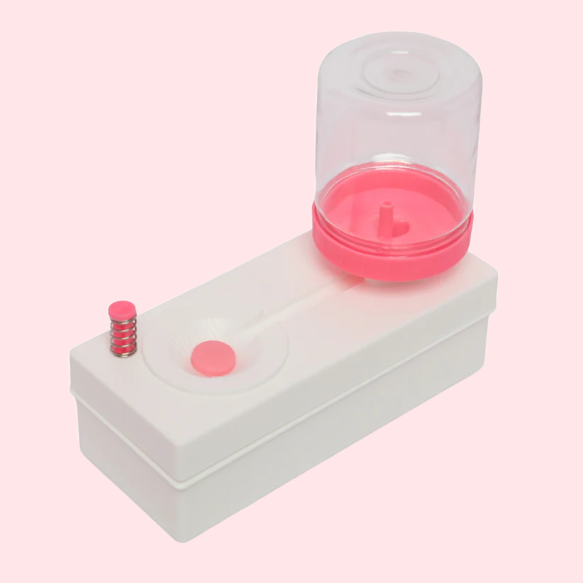 Multifunctional Paint Brush rinser with Fresh Water Cycle in every flush ( pink )