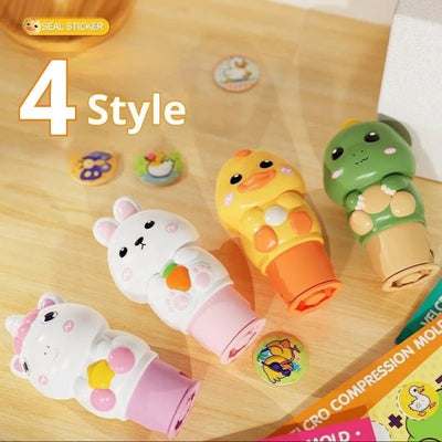 Magic Stamper Stickers - 200 Reusable Stickers | 24 Page Book