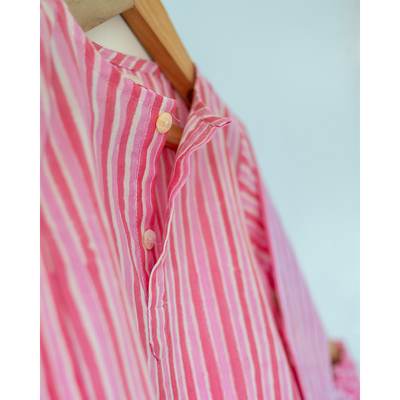 Love The World Today Sleepover Party - Kurta & Shorts Set - Pink