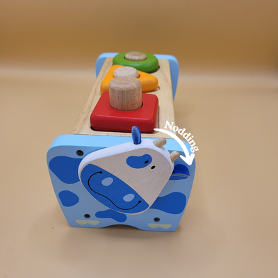 I'M Toy Cow Hammer and Peg Bench