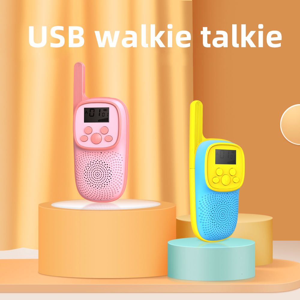 USB kids premium walkie talkie with long range connectivity