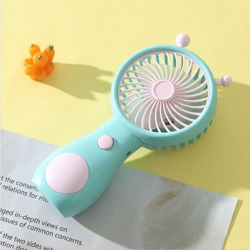 Cute alien Design Handheld Mini Fan for Kids