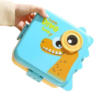 3D Dino plastic 5 compartment, leak-proof,800 ml lunchbox (BPA FREE)